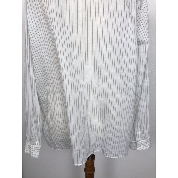 Liviana Conti Top Multicolor Striped Semi Sheer Pullover - Picture 10 of 11